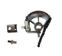 Oshhni Single Pedal Double Chain,Drum Kit,Professional Stable Convenience Percussion Accessories,Pedal Accessory Foot Pedal Chain, sliver