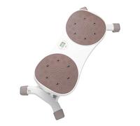 Oshhni Ski Exercise Machine Ski Stepper Electronic Display Quiet Multifunctional Sliding Walking Machine Pelvic Muscle Exerciser, Gray