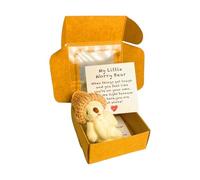 Oshhni Small Bear Toy, Soft Cuddly Toy, Mini Toy As A Party Gift, White
