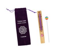 Oshhni Solo Bell Chime Musical Instrument Solo Hand Chime Wind Chimes for Yoga Children, Purple