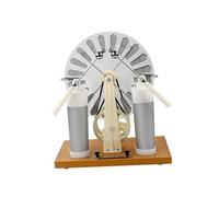 Oshhni Static Electricity Generator Includes 2 Leyden Jars Wimshurst Machine Electrostatic Motor Teaching Experiment for Learning