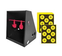 Oshhni Target with 20 Paper (7" X 9") And Target Box for Daily Training in The Garden, 8 Circles