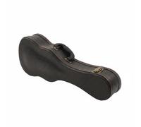 Oshhni Ukulele Case Musical Instrument Hard Wooden Carrier Pressure Resistant Portable Waterproof Suitable for Lessons Travel Storage, 26 Inch, Black Crocodile