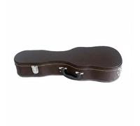 Oshhni Ukulele Case Musical Instrument Hard Wooden Carrier Pressure Resistant Portable Waterproof Suitable for Lessons Travel Storage, 23 Inch, Brown