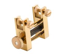Oshhni Violin Repair Clamp Brass Adjustable Double-Sided Seam Clamp Rotating Workshop Instrument Clamp Suitable for Luthiers Workshop Repair Tasks, Classic 2-Claw Design