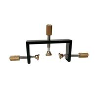 Oshhni Violin Repair Clamp, Side Panel Fixer, Triple, Made of Aluminum, Portable, Professional, Practical, Fi Clamp, black