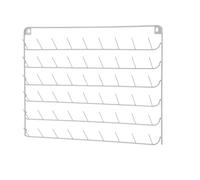 Oshhni Wall-mounted Thread Holder, Spool Rack, Portable Lightweight Metal Thread Rack, Thread Storage for, White