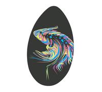 Oshhni Wooden Skimboard, Lightweight And Practical Kids Beach Toy, Surfboard for Beginners, Teens And Children, 35inch