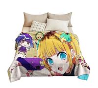 Oshi no Ko Blankets Anime Fleece Blanket Hoshino Ai/rubi Figure 3D Printed Nap Blankets Japanese Anime Blanket Throw for Bed Home Couch Sofa Office