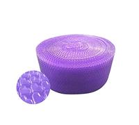 OSHIEA 5mx20cm Pink Heart-Shape Shockproof Air Bubble Roll Wrap Party Favors Gifts Protective Film Packing Wedding Decoration Membrane for packaging (Color : Purple, Gift Bag Size : 20cmX 500cm)