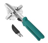 O'Shine Long Handle Miter Shears, Quarter Round Cutting Tool for Molding Wood, 45~135 Multi Angle Shoe Molding Cutters, Trim Cutter Hand Tool for Angular Cutting Moldings Crafting, w/ 1pc Extra Blade