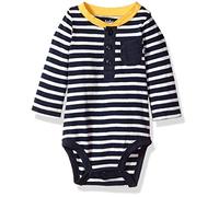 OshKosh B'Gosh baby-boys Single Bodysuit 11488510, Stripe, 6 Months