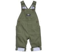 OshKosh B'Gosh Baby Boys' World's Best Overalls, Green Canvas, 24 Months