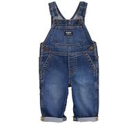 OshKosh B'Gosh Baby Boys' World's Best Overalls, Railway Ozone Washing, 12 Months
