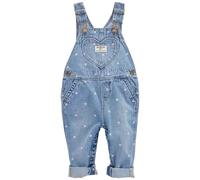 OshKosh B'Gosh Girl's World's Best Overalls, Blue Heart, 12 Months