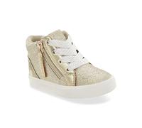 OshKosh B'Gosh Unisex Kid's Briana Sneaker, Gold, 4 Little