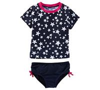 OshKosh Girls Star Print Rashguard Set, Navy, 4