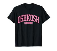 Oshkosh Wisconsin WI College University Style Navy T-Shirt