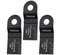 Oshlun MMR-0303 1-1/3-Inch Standard HCS Oscillating Tool Blade for Rockwell SoniCrafter, 3-Pack
