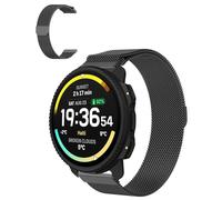 Oshmirian for SUUNTO Vertical 2 - Stainless Steel Magnetic Loop Strap, Adjustable Metal Replacement Band with Magnet Closure, Breathable Mesh, Stylish & Durable for Men Women(Black)