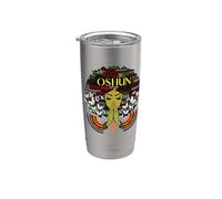 Oshun Goddess Black Woman Affirmation Ankh Stainless Steel Insulated Tumbler