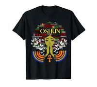 Oshun Goddess Black Woman Affirmation Ankh T-Shirt