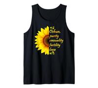Oshun Orishas Goddess Oxum Ifa Yoruba Religion Gift Tank Top