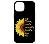 Oshun Orishas Goddess Oxum Ifa Yoruba Religion Sunflower Case for iPhone 14