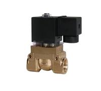 OSHZIKJII 0-120bar/90bar/50bar/35bar 2 way air solenoid valve 1/4" 12V 24V DC normal close(015 90bar,AC220V)