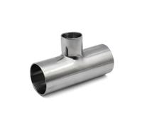 OSHZIKJII 1PCS Pipe OD19mm to 63mm diameter Butt Welding Reducer Tee 3 Way from,304/316L stainless steel, T-connector(SUS304,63mm-25mm-63mm)