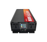 OSHZIKJII Inverter 5000W 4000W 3000W Double Socket LCD Display DC 12V 24V To AC 220V 110V Voltage Converter Power Supply(Peak power 5000W,60V)