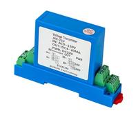 OSHZIKJII Voltage Transmitter High Precision DC 75mV 20V 50V 100V 200V 300V 1000V Transducer Sensor 4-20mA 0-5V 0-10V Output 24VDC(DC 0-5V output,DC24V)