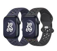 Osianga Strap for Apple Watch Bracelet 45mm 44mm 41mm 49mm, Eco-friendly Silicone Sport Strap Compatible with Apple Watch Ultra 2/Ultra 9 8 7 6 5 4 3 2 1 SE