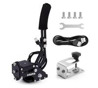 OSIAS 64Bit PC USB Handbrake, Upgrade SIM Racing Games Handbrake for LO GITECH G25 G27 G29 T500 T300 THRUST MASTER FANATECOSW DIRT RALLY [windows]