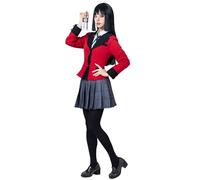 OSIAS Anime Kakegurui Jabami Yumeko School Uniform Cosplay Costume (S)