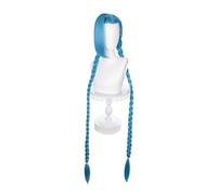 OSIAS Arcane Jinx Cosplay Wig Long Blue with Two Braids