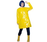 OSIAS Coraline Yellow Rain Coat Cosplay Costume (XL)