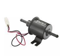 OSIAS Universal 12V Low Pressure Heavy Duty Gas Diesel Petrol Inline Electric Fuel Pump HEP-02A (4-7 PSI) 380 Circle Copper Coils Current 1.0-2.0