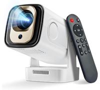 Osikem Mini Projector, Support 4K 1080P Portable Projector with WiFi & Bluetooth, Auto Focus 1080P, 5W Speaker, Built-in Apps, Voice Control for Indoor/Outdoor Movies