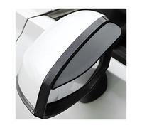 Osilly 2PCS Car Rear View Mirror Rain Visor Guard, Auto Side Mirror Rain Eyebrow Cover, Waterproof PVC, Automotive Exterior Accessories Decor, Universal for Most Car Truck SUV (Black)