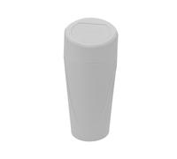Osilly Car Trash Can with Lid, Mini Portable Leakproof Automotive Garbage Bin Multipurpose Organizers and Storage, Universal for SUV, Truck, RV, Home, Office, Kitchen, Bedroom and More(White)