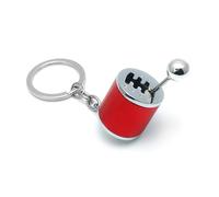 Osilly Gearbox Keychain, Six Speed Manual Transmission Stick Shift Keyring, Auto Part Creative Fidget Toy, Car Shifter Gear Keyfob Automotive Key Chain Ring, Car Accessories (Red)
