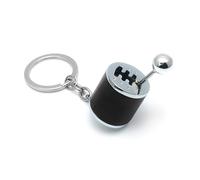 Osilly Gearbox Keychain, Six Speed Manual Transmission Stick Shift Keyring, Creative Stress-Relieving Car Accessories, Car Shifter Gear Keyfob Automotive Key Chain Ring (Black)
