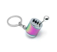 Osilly Gearbox Keychain, Six Speed Manual Transmission Stick Shift Keyring, Creative Stress-Relieving Car Accessories, Car Shifter Gear Keyfob Automotive Key Chain Ring (MultiColour)
