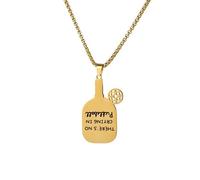 OSIRIDEH2 Pickleball Necklace, PB Gifts for Women, Valentine's Day & Bday, Sterling Silver, No Gemstone