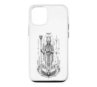 Osiris Afterlife King Ancient Egyptian Monochrome Myth Art Case for iPhone 12/12 Pro