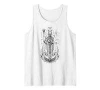 Osiris Afterlife King Ancient Egyptian Monochrome Myth Art Tank Top