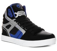 Osiris Men's Clone Skate Shoe, Black/Blue/Grey, 9.5 UK