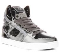 Osiris Men's Clone Skate Shoe, Silver/Black/Holo, 8 UK