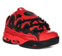 Osiris D3 2001 Chunky Sole Lace Up Skate Womens Trainer In Red Black UK 4 - 12